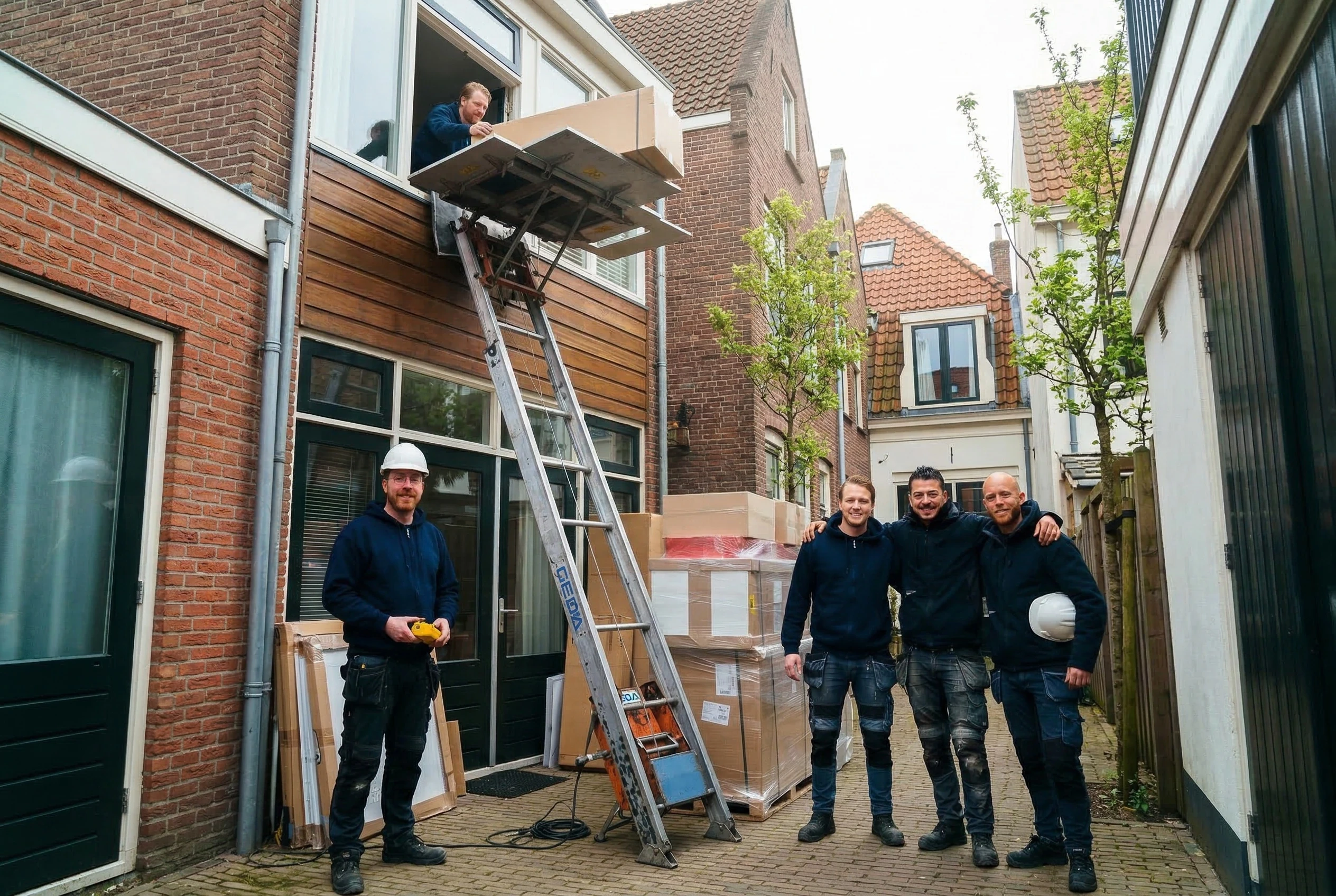 Gedalift voor compacte verhuizing Vlaardingen